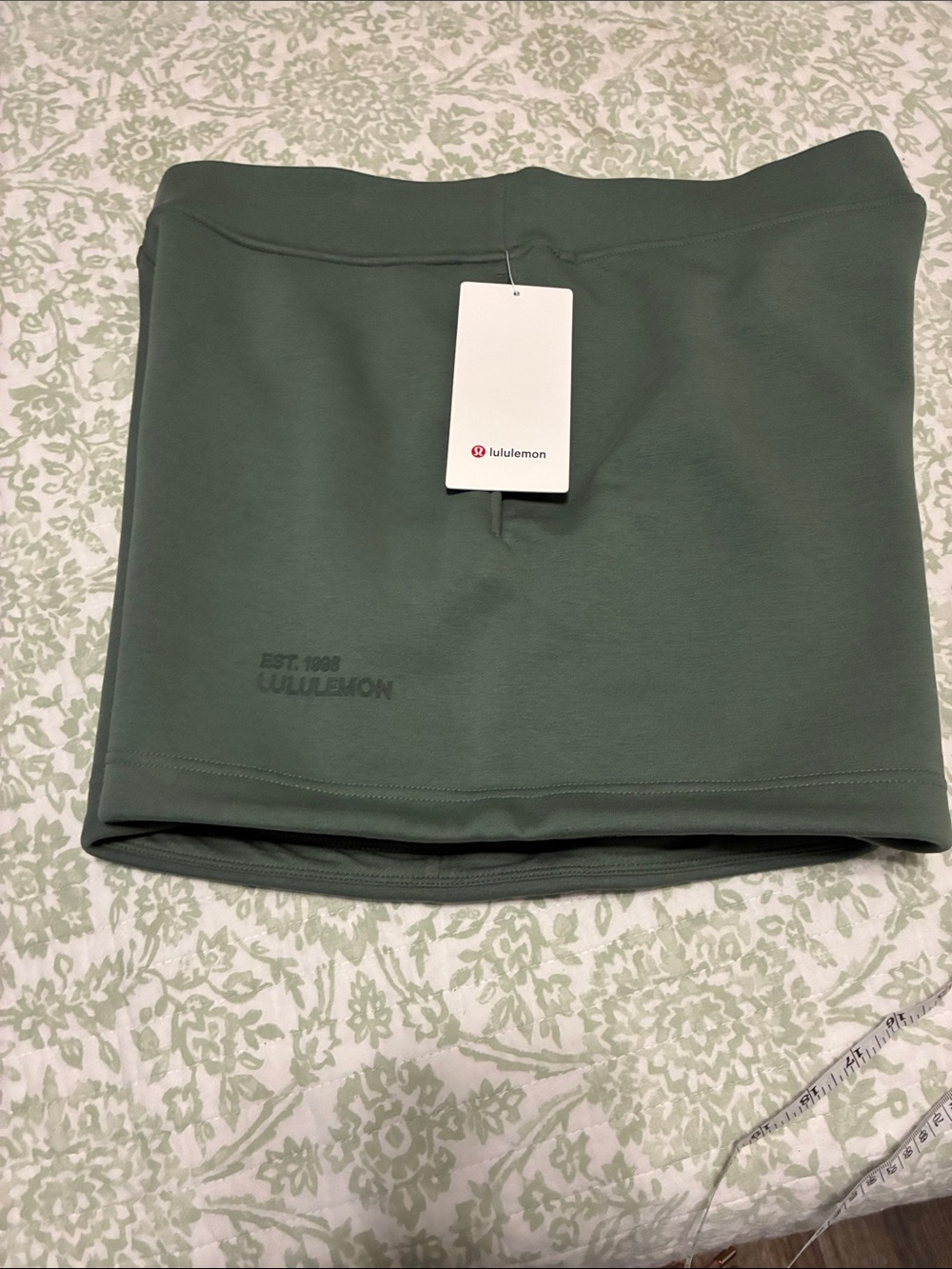 lululemon athletica Sage Green Athletic Mini Skirt